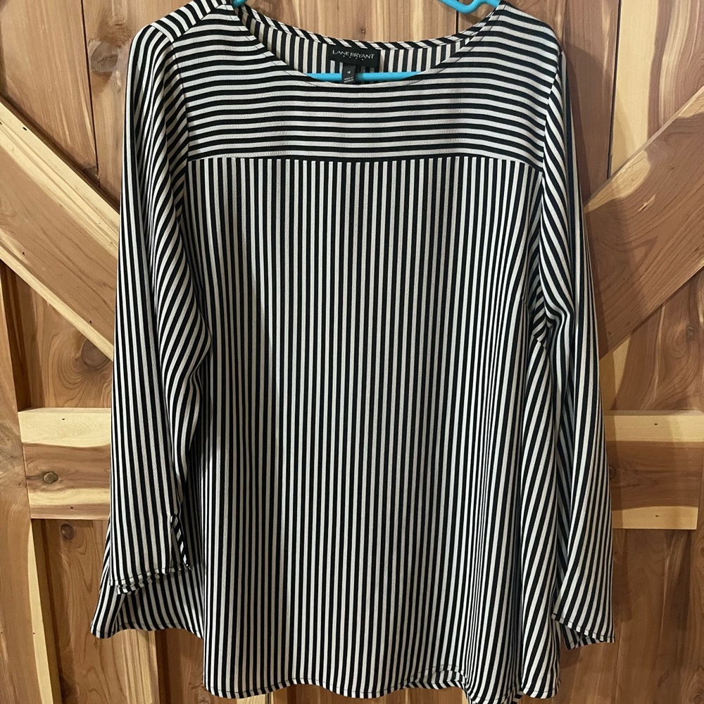 Lane Bryant Stripped Top